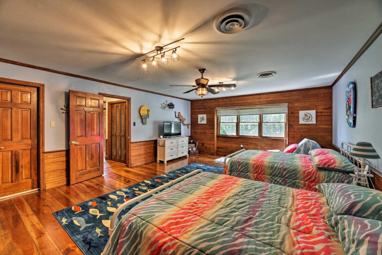 Bayfront Blounts Creek Home Private Beach And Dock! Whichard Beach Exteriér fotografie