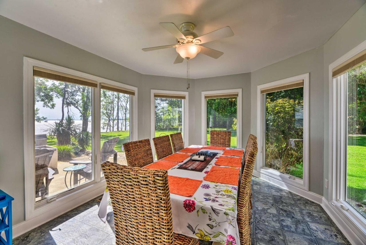 Bayfront Blounts Creek Home Private Beach And Dock! Whichard Beach Exteriér fotografie